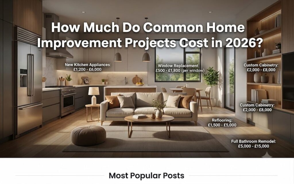 How Much Do Common Home Improvement Projects Cost?