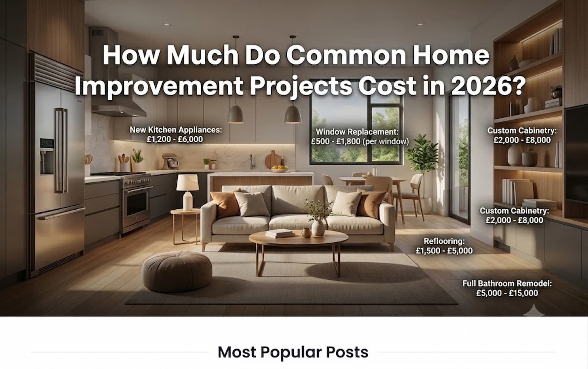 How Much Do Common Home Improvement Projects Cost?